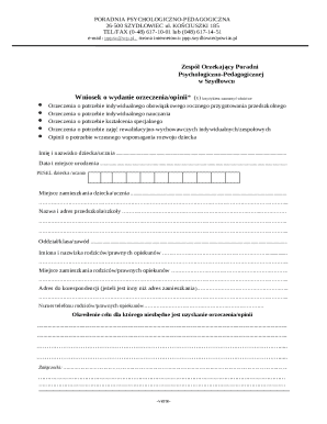 Poland Educational Assessment Request Form
