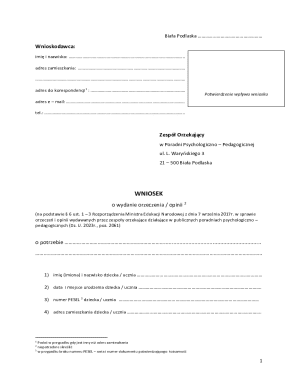 Poland Educational Assessment Request Form