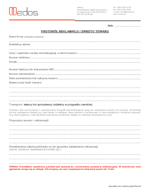 Product Return Complaint Protocol