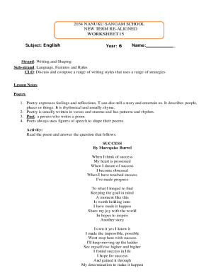 Fiji Education Worksheet