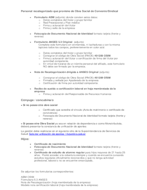 ANSES Recategorization Form