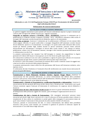 EU GDPR Student Data Consent Form