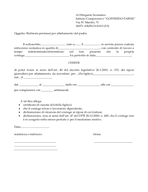 Paternity Leave Request Form