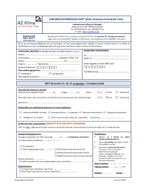 NIPT Application Form