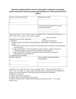 Application for Minority Language and Culture Education