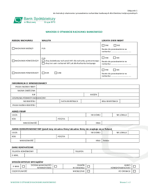 Bank Account Opening Application