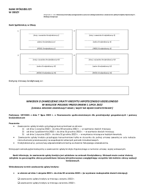 Mortgage Payment Suspension Request