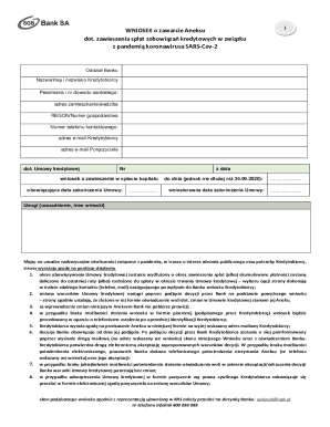 Loan Payment Suspension Request