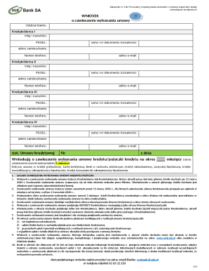 Bank Loan Suspension Request Form
