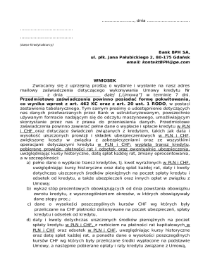 Bank BPH Loan Certificate Request