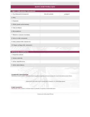 Identity Verification Form