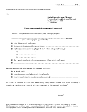 Medical Records Request Form