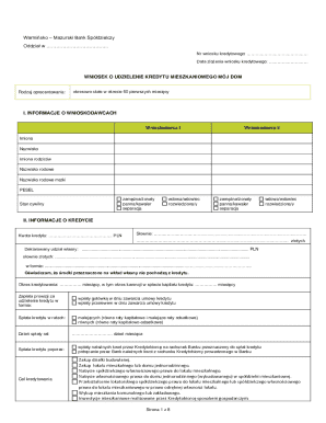 Mój Dom Mortgage Application