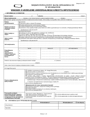 Universal Mortgage Loan Application