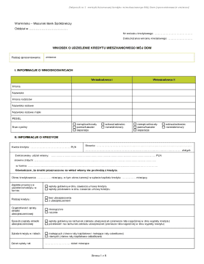 Mortgage Loan Application Form