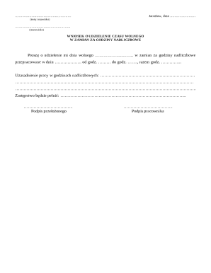 Request for Paid Time Off in Poland