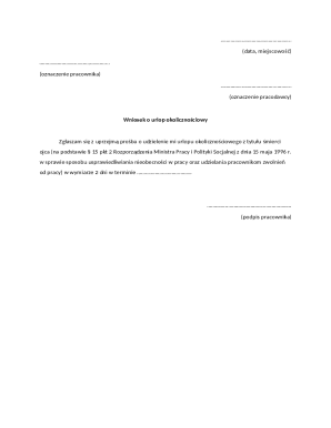 Request for Bereavement Leave