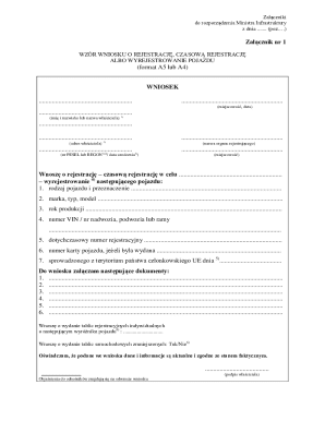 Polish Vehicle Registration Application