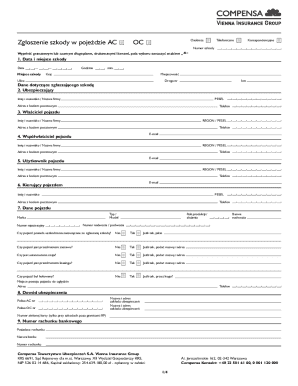 Car Damage Claim Form