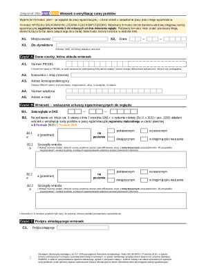 Polish Matura Exam Score Verification Request