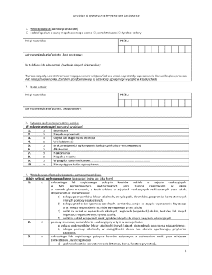 School Scholarship Application Form