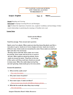 Sangam Education Board Worksheet