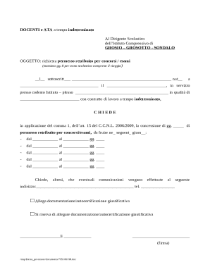 Teacher Request for Paid Leave for Exams