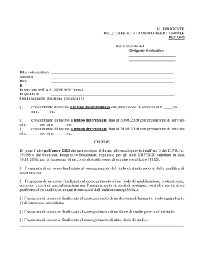 Study Leave Request Form