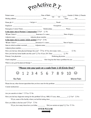 Patient Intake Form