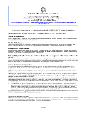 GDPR Privacy Notice for Parents and Students