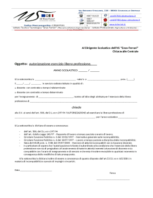 Teacher Authorization for Private Practice