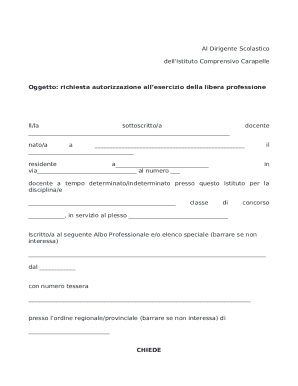 Teacher Professional Authorization Request