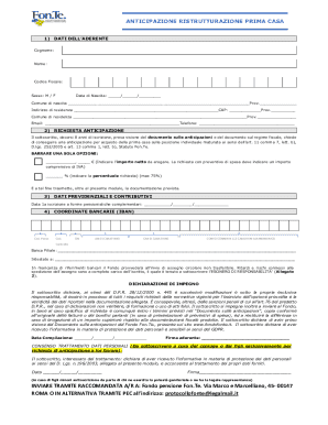 Anticipation Request for First Home Renovation