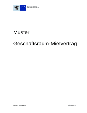 German Commercial Lease Agreement Template