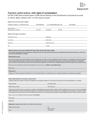 Payment Authorization with Right of Contestation