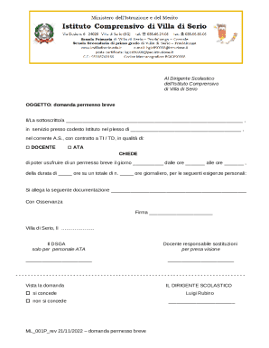 School Leave Request Form