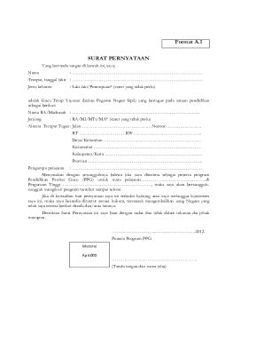 Teacher Professional Education Program Statement