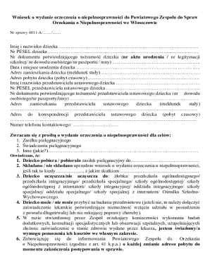 Disability Determination Application