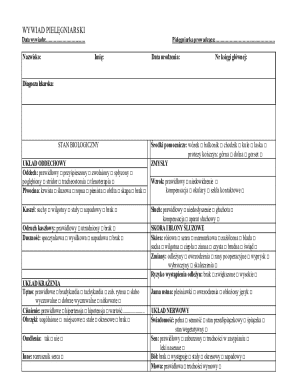 Nursing Assessment Form