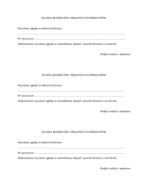 Parental Consent Form