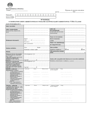 Credit Card Application Form