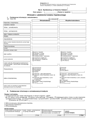 Mortgage Loan Application Form