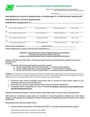 Mortgage Payment Suspension Application