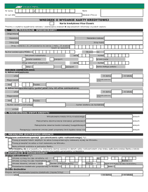 Credit Card Application Form