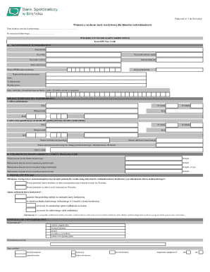 Credit Card Application Form - Blank Fillable Template | Fill Out ...