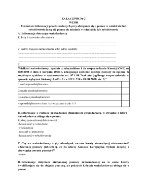 Agricultural and Fisheries Aid Application Form