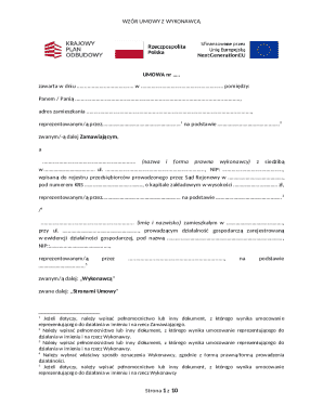 Contract with Contractor Template