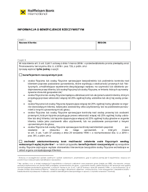 Beneficial Owner Information Form
