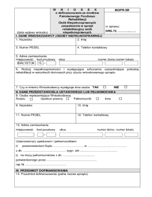 Poland Disability Rehabilitation Equipment Funding Application