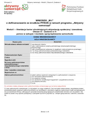 Aktywny Samorząd Moduł I Form